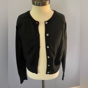 Girls Cat & Jack black Cardigan size M 7-8